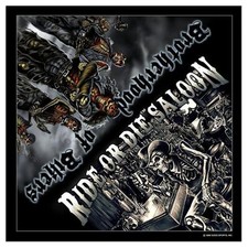 DELUXE PARTY SALOON BANDANA 21"X21" head wrap neck HAT biker motorcycle BAB1047