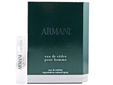 GIORGIO ARMANI EAU DE CEDRE POUR HOMME 1.2ml .04fl oz x 1 COLOGNE SPRAY SAMPLE