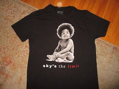 NOTORIOUS BIG T SHIRT Baby Picture SKY'S LIMIT Retro 90s Hip NOTORIOUS BIG T SHIRT Baby Picture SKY'S LIMIT Retro 90s Hip
