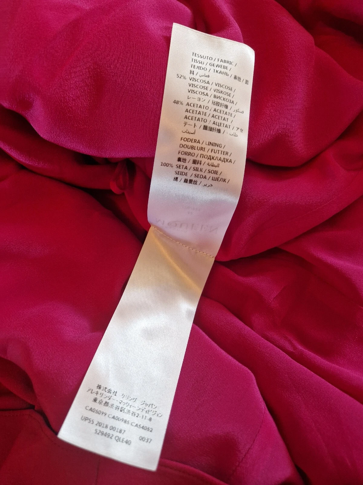 Abito Alexander McQueen IT taglia 42 DE. 36 Fucsia Donna Rosa