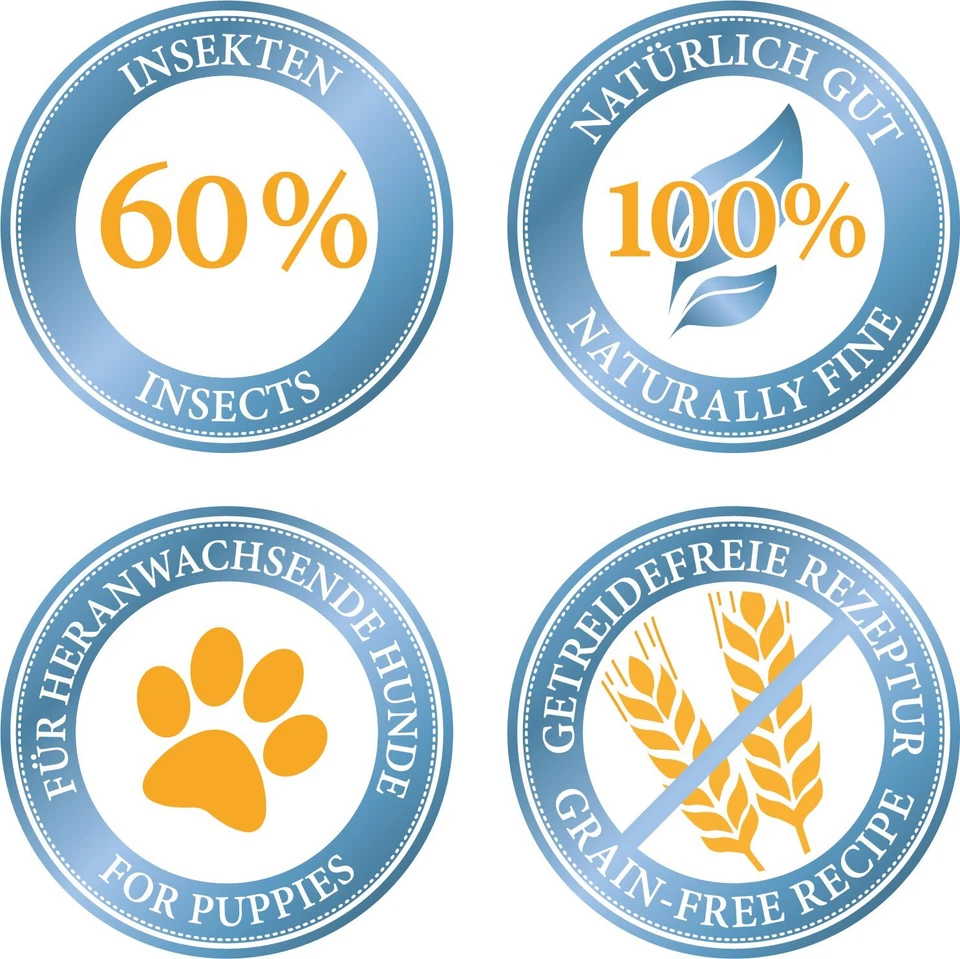 Bellfor Hundefutter Nassfutter Welpen mit Insektenprotein Hypoallergen 400g - Bild 4 von 4