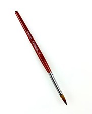 Kolinsky Acrylic Nail Brush Round Wood Handle 8