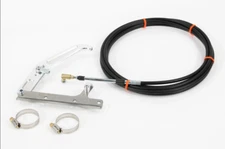 Motion Raceworks Parachute Billet Release Lever Cable Mount Kit Clamp Weld On