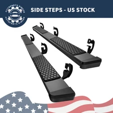 Running Boards For 09-14 Ford F-150 SuperCrew Cab Stainless Steel Side Nerf Bars