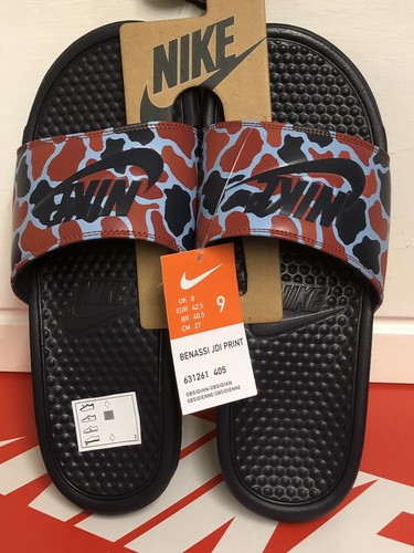 Nike Benassi JDI PRINT Mens Slide UK 8 
