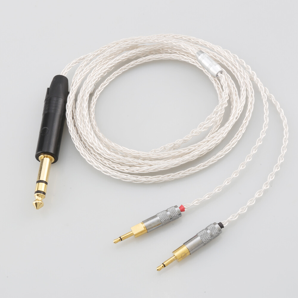 【希少品】ゼンハイザー HD700純正ケーブル Pure Silver Headphone Cable Compatible With Sennheiser HD700