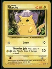 1999 Pokemon Base Set Pikachu 58/102 Unlimited Common English NM