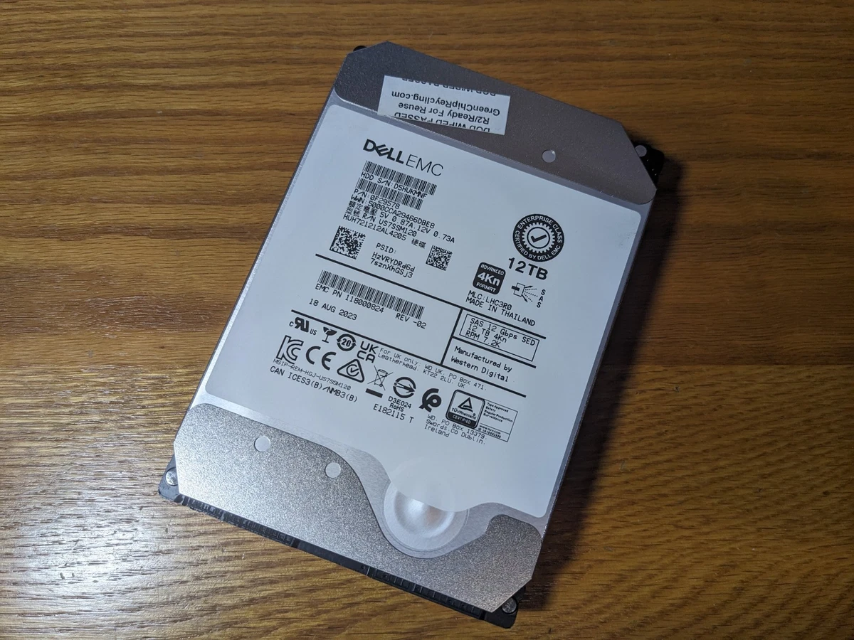 SAS Internal Hard Disk Drives 12 TB Storage Capacity for sale | eBay