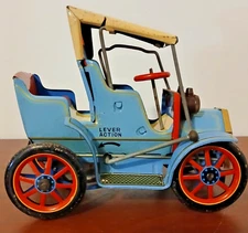 Vintage "Modern Toys" Tin Toy LEVER ACTION Jalopy-Car