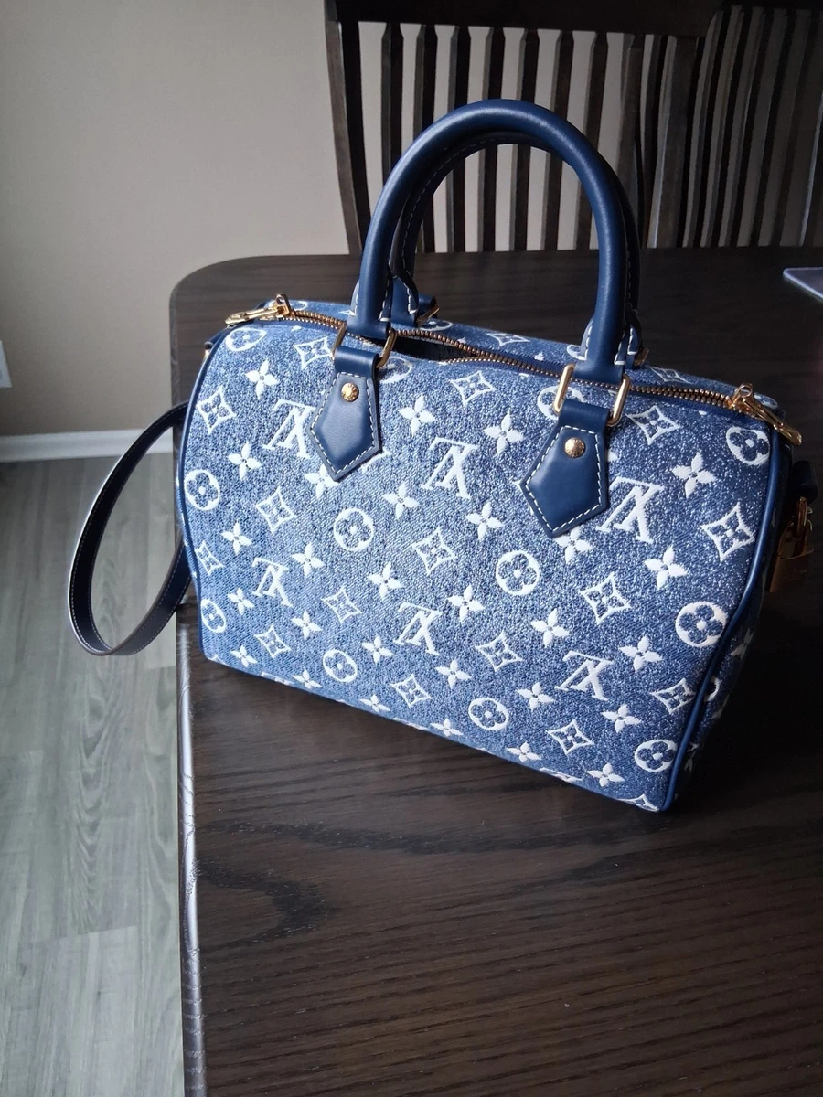 Louis Vuitton Speedy Blue Bags & Handbags for Women for sale - eBay