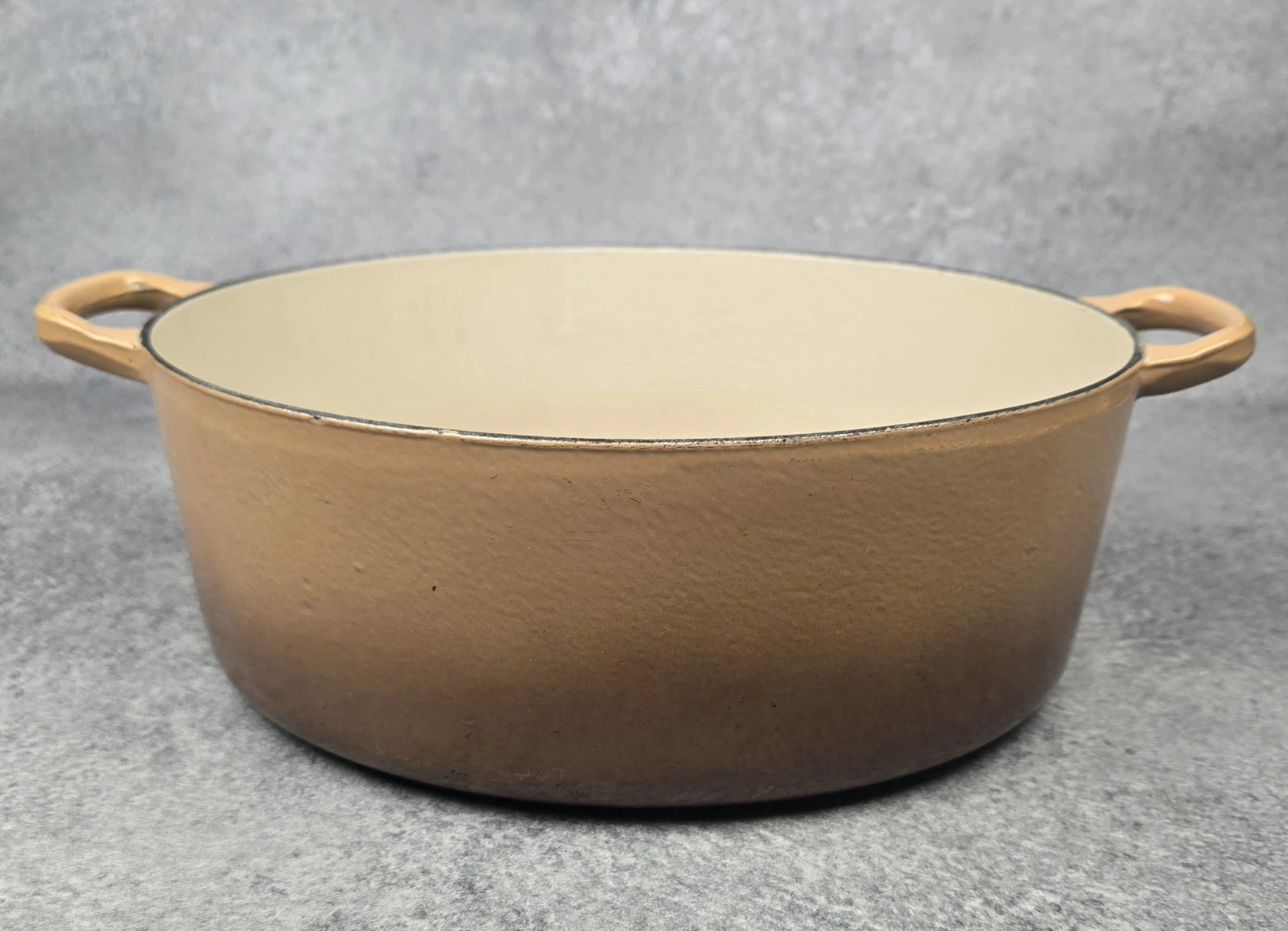 Vintage Brown Le Creuset Size "G" Dutch Oven