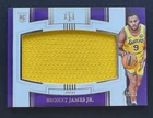 Bronny James Jr 2024-25 National Treasures 80/99 Patch Rookie Jumbo RC #RJU-BJJ