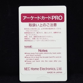 NEC PCE-AC2 Arcade Card PRO
