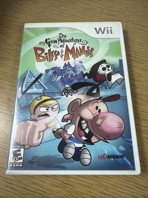 Grim Adventures of Billy & Mandy Nintendo Wii Case And Manual Only