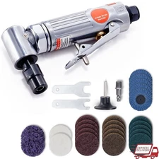 Air Die Grinder 1/4 Right Angle 20000RPM Polishing Grinding Tool 24 Discs New