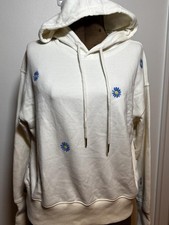Free Assembly Embroidered Daisy Hoodie Cream ...