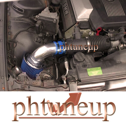 BLUE BMW 540 540i 740 740i 740iL 4.0 4.0L 4.4 4.4L RAM AIR INTAKE KIT SYSTEMS - Picture 1 of 1
