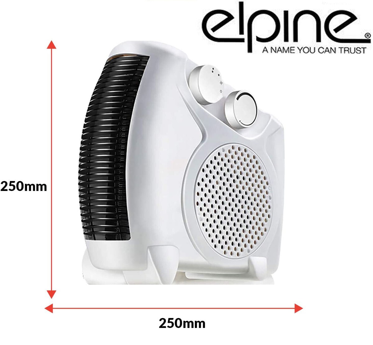 🔥Electric Heater Fan Warm Hot Cold Cool Air Compact Silent 2000W Elpine  Heat UK | eBay