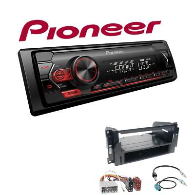 Pioneer 1-DIN Autoradio USB AUX Android Einbauset für Jeep Compass 2006-2010