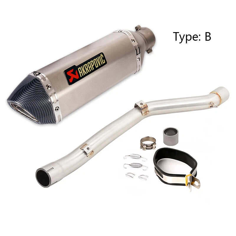 For Suzuki DRZ400SM DRZ400S 2000-2024 Exhaust Pipe 51mm Muffler Silencer Escape - Image 4 of 4