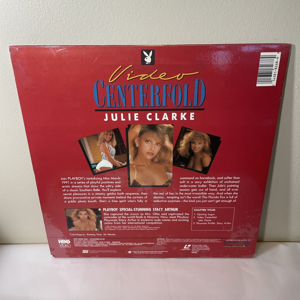 Playboy Centerfold Julie Clarke • Unbridled Belle LaserDisc Sealed New