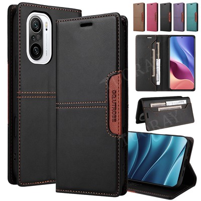 Flip Leather Magnetic Case For Xiaomi Redmi Note 14T 13 12 11 Pro+ Poco X6 F6 F3
