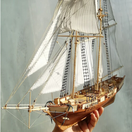 Assemble Wooden Ship Model Sailing Boats building Kit Ship for Home Decoration - Picture 1 of 16
