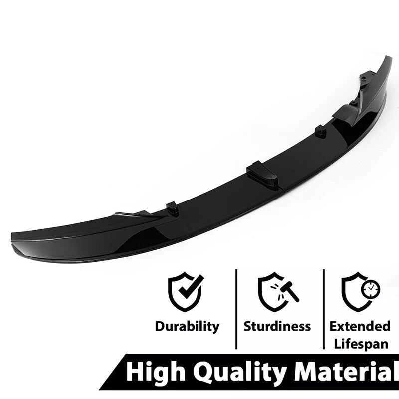 Divisor de parachoques delantero negro brillante para BMW F34 330i 335i GT xDrive 2014-2019 Foto 4 de 4