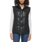 Marc New York Ladies' Faux Leather Puffer Vest