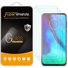 [3-Pack] Supershieldz Tempered Glass Screen Protector for Motorola Moto G Pro