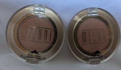 Milani - LOT OF 2  Eye Shadows # 08A PEACHY PEACH - NEW  & SEALED