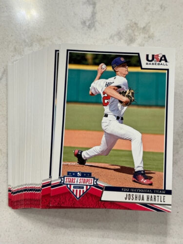  Set (50) JOSH HARTLE Wake Forest 2019 Sterne & Streifen USA Baseballkarten Joshua - Bild 1 von 1