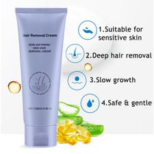 Permanent Hair Removal Cream Painless Stop Hair Growth Inhibitor Remover Smooth
