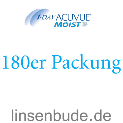 BC 8,5 // 1-Day Acuvue Moist Tageslinsen 30er, 90er, 180 (2x90) Box