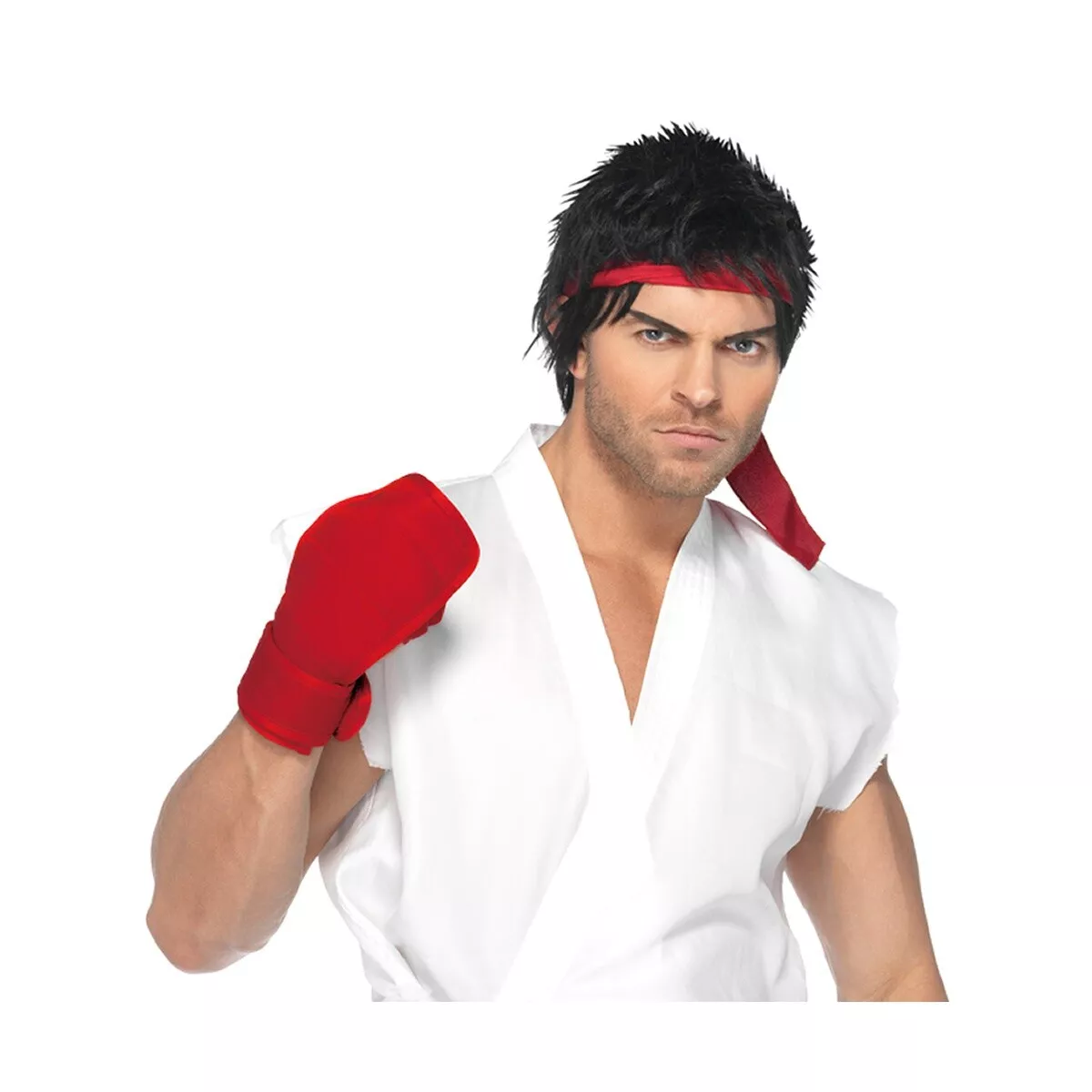  Street Fighter Ryu Costume for Adults Large : Clothing, Shoes &  Jewelry