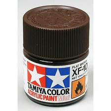 Acrylic Mini XF10 Flat Brown Tamiya 10ml TAM8...
