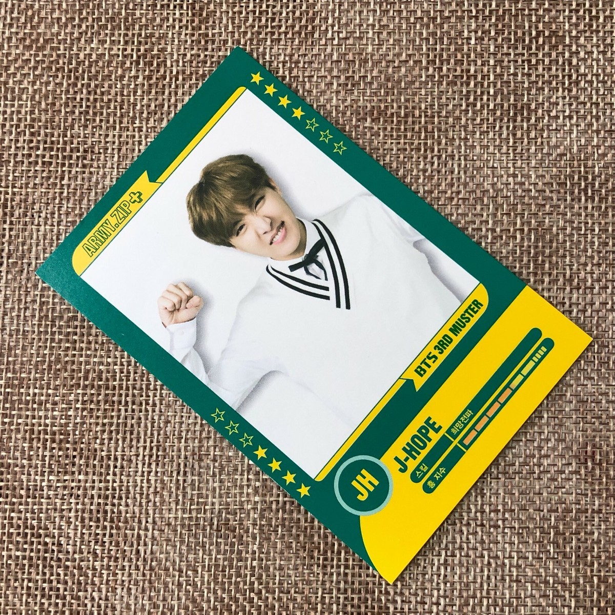 BTS J-hope 4/7 [3rd Muster ARMY.ZIP] Official Player Card