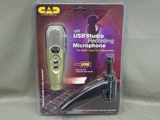 CAD U37 USB Large Diaphragm Cardioid Condenser Microphone with Cable  Stand