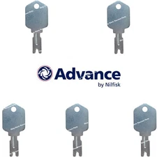 5 advance Sweeper Ignition Keys 2-60-02272