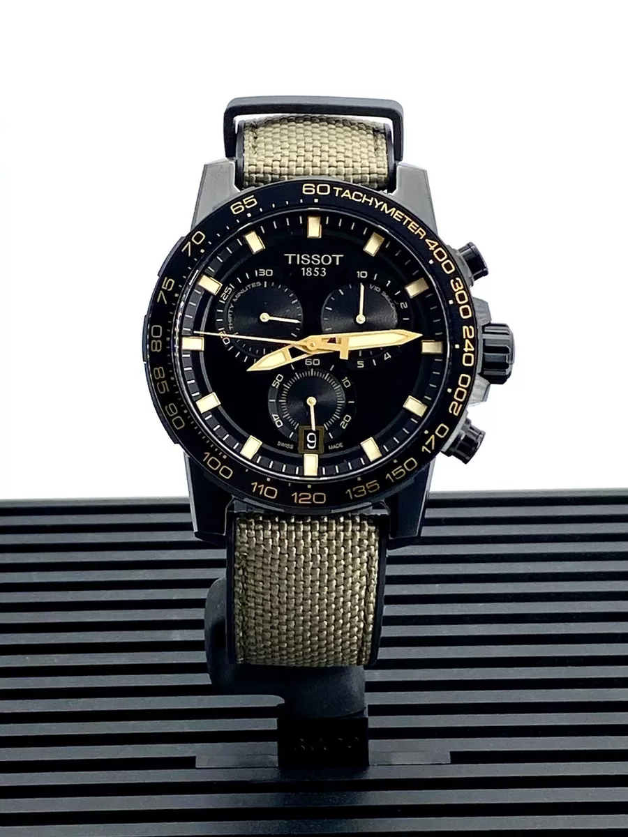 Tissot black top face watch