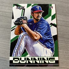 2021 Topps Fire #23 Dane Dunning RC Texas Rangers Rookie Baseball Card Base