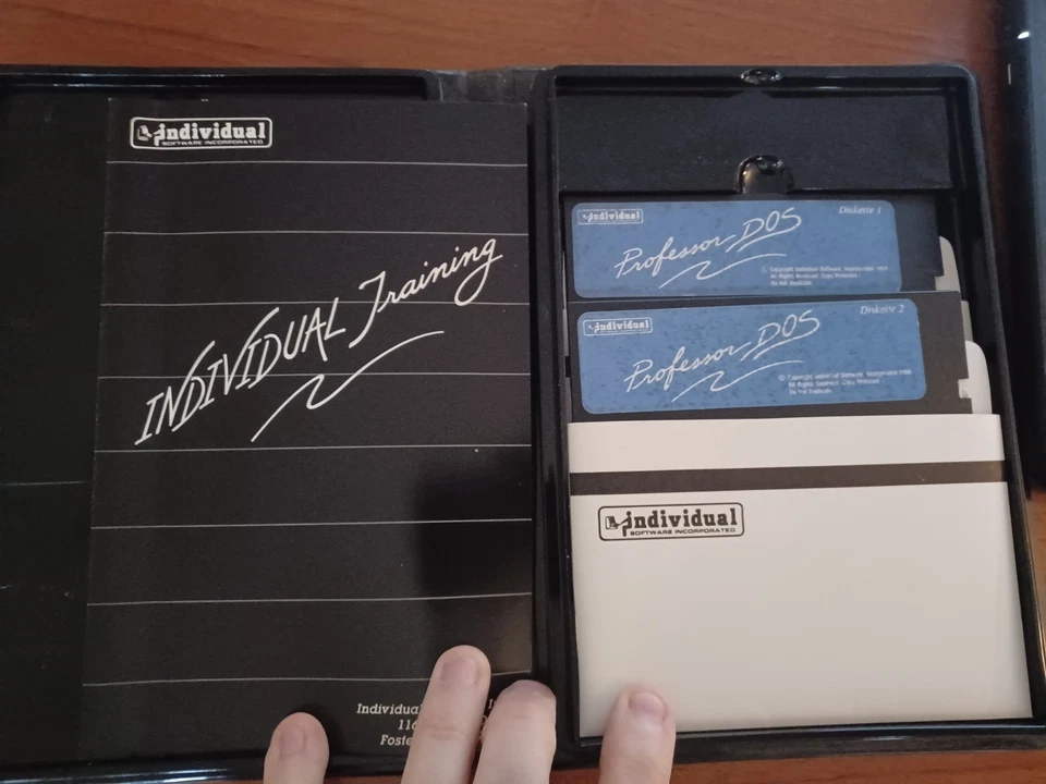 Individual Software Professor DOS Interactive Tutorial Simulation Vintage 1984 - Image 3 of 3