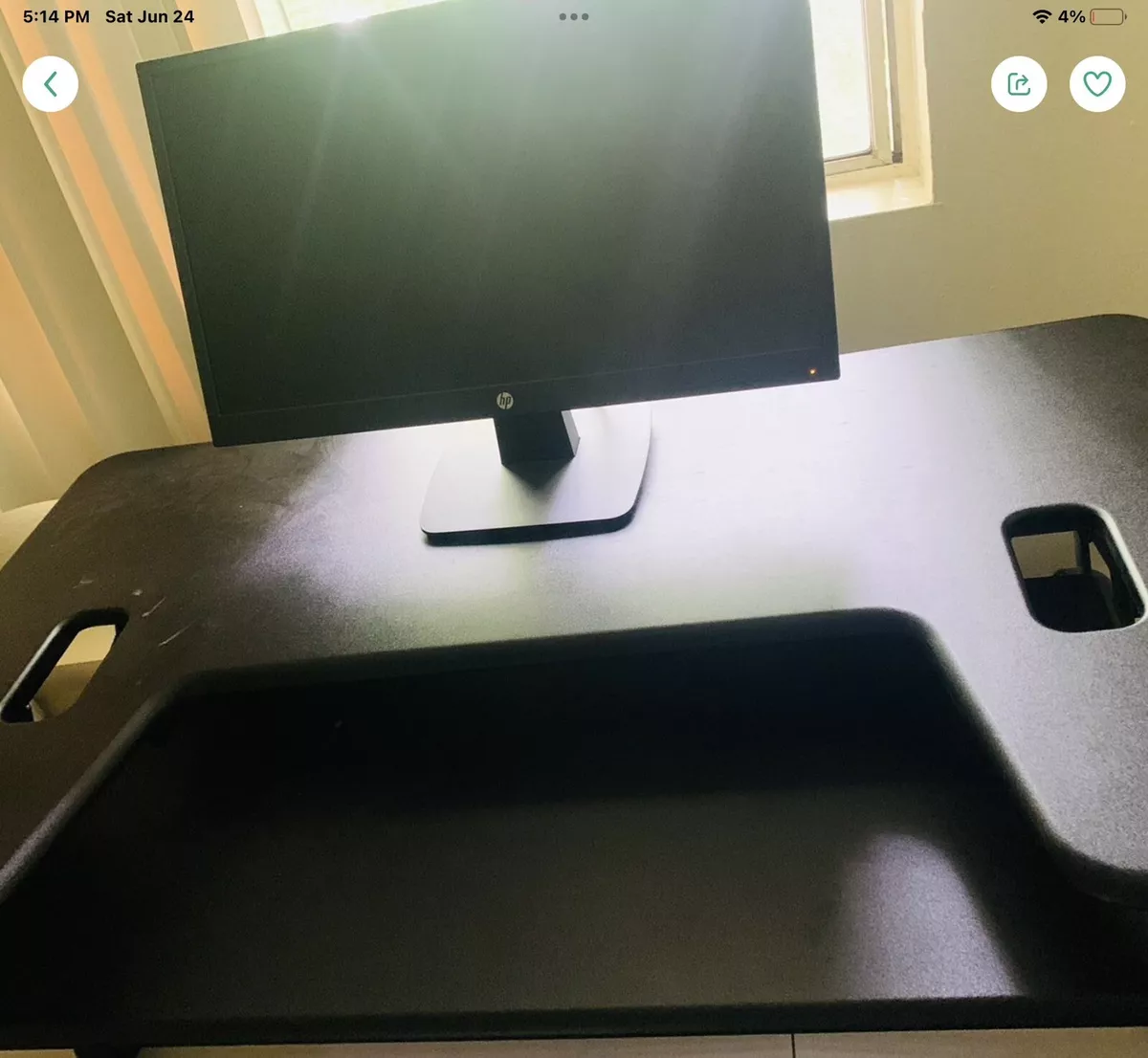 VariDesk Cube Plus 40 Two Tier Cubicle Standing Desk Converter eBay
