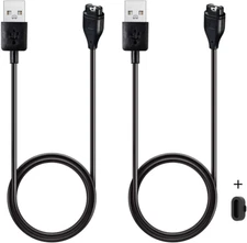 Garmin Instinct Series Charger with Anti-Dust Plug - 2 Pack Charging Cable