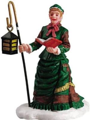 CAROLER WOMAN Lemax Village Collection 2005 NEW -Sealed #52020 RETIRED   READ