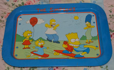 Vintage The Simpsons Play Tray Icarus 90  s Metal Play Tray