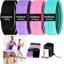 4 Levels Booty Resistance Bands Upgrade for HIPS  Thigh Glutes, Pilates, Leg