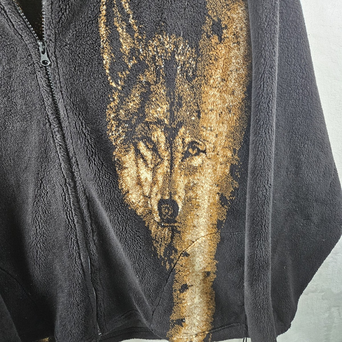 Bear Ridge Outfitters Jacket Womens 2XL Black Wolf Wolves Made in