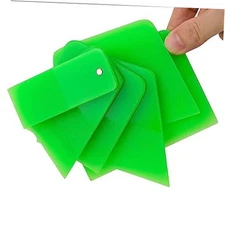  6 Pcs Magnetic PPF Squeegee Window Tint Tools Auto Car Paint Protection Green