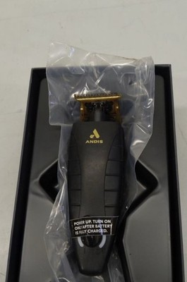 Andis Cordless Hair & Beard Trimmer T-Blade Charging Stand Black/Gold